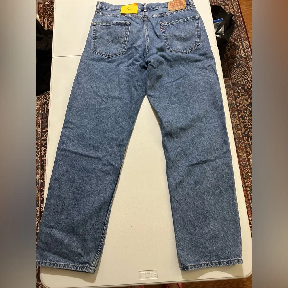 Men’s Levi’s 550 Jeans, dark stone wash, relaxed fit, 36x34.  MULTIPLE PAIRS!